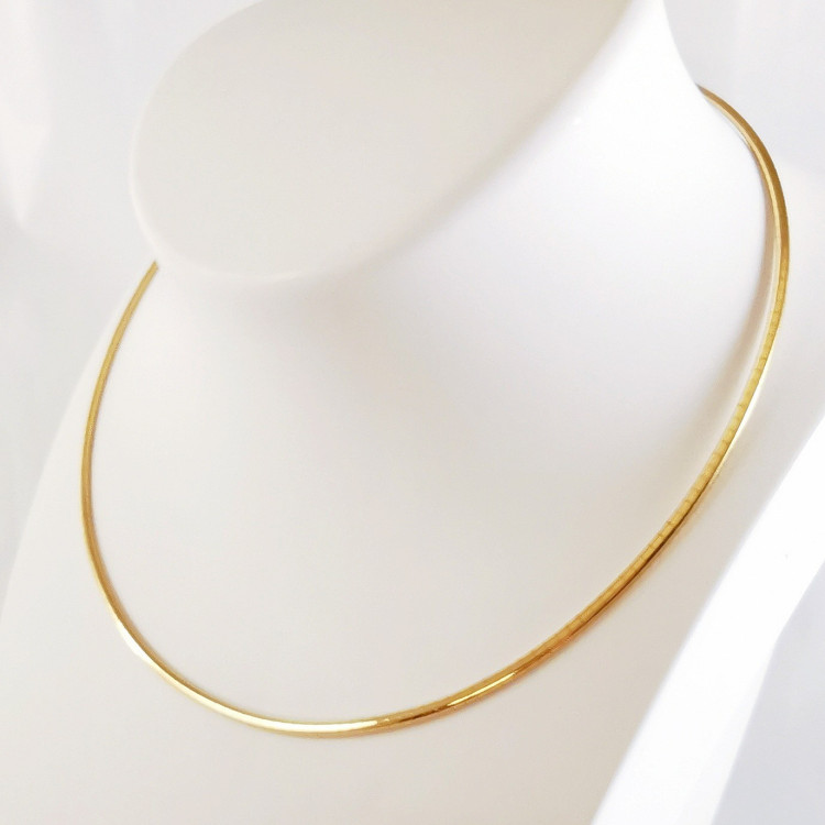 Collier Oméga Or Jaune 750 - 18 carats