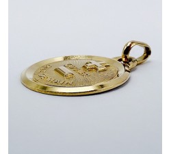 Médaille d'amour Or Jaune 750 - 18 carat (Bijou d'occasion)