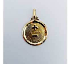 Médaille d'amour Or Jaune 750 - 18 carat (Bijou d'occasion)