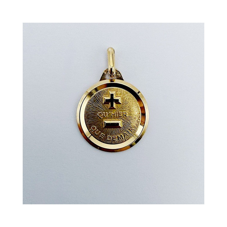 Médaille d'amour Or Jaune 750 - 18 carat (Bijou d'occasion)