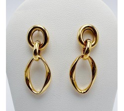 Boucles d'Oreilles Or jaune 750 - 18 carats