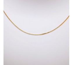 Chaîne 50 cm Or Jaune 750 - 18 carats Maille Gourmette