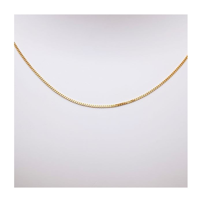 Chaîne 50 cm Or Jaune 750 - 18 carats Maille Gourmette 2.35 grammes