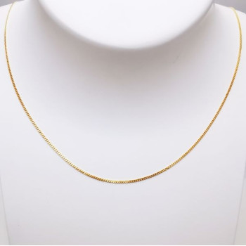 Chaîne 50 cm Or Jaune 750 - 18 carats Maille Gourmette 2.35 grammes