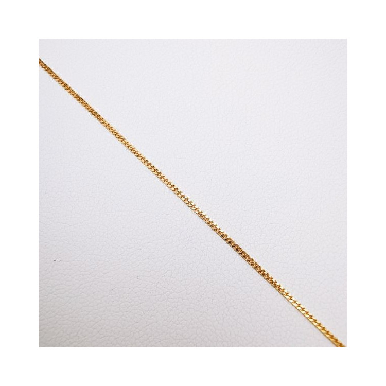 Chaîne 50 cm Or Jaune 750 - 18 carats Maille Gourmette 2.35 grammes