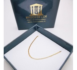 Chaîne 50 cm Or Jaune 750 - 18 carats Maille Gourmette 2.35 grammes
