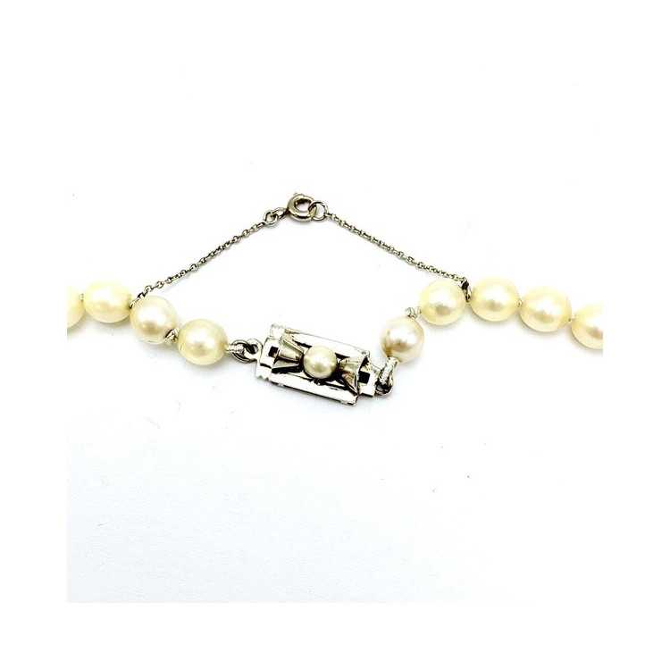 Collier de Perles de Culture en Chute (Bijou Occasion)