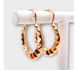 Créoles Anciennes Or Jaune 750 - 18 carats (Bijou d'Occasion)