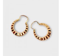 Créoles Anciennes Or Jaune 750 - 18 carats (Bijou d'Occasion)