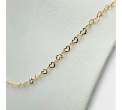 Collier Maille Coeurs Or Jaune 750 - 18 carats