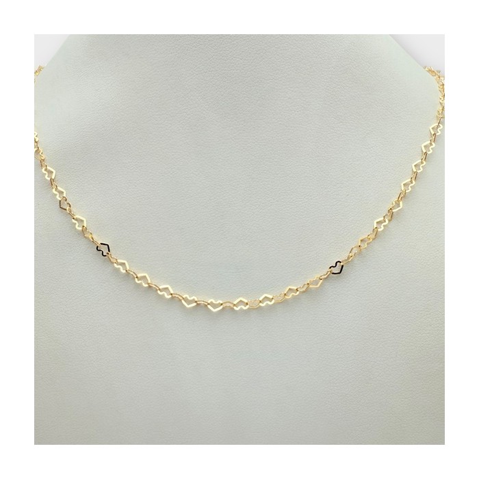 Collier Maille Coeurs Or Jaune 750 - 18 carats