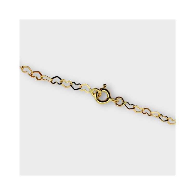 Collier Maille Coeurs Or Jaune 750 - 18 carats