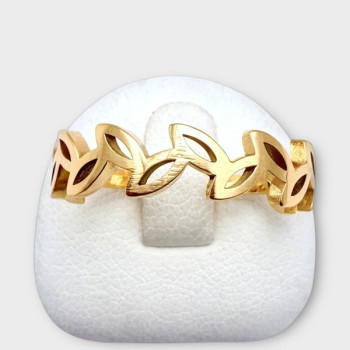 Alliance "Romance Champêtre" Or Jaune 750 - 18 carats