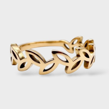 Alliance "Romance Champêtre" Or Jaune 750 - 18 carats