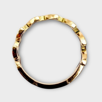 Alliance "Romance Champêtre" Or Jaune 750 - 18 carats