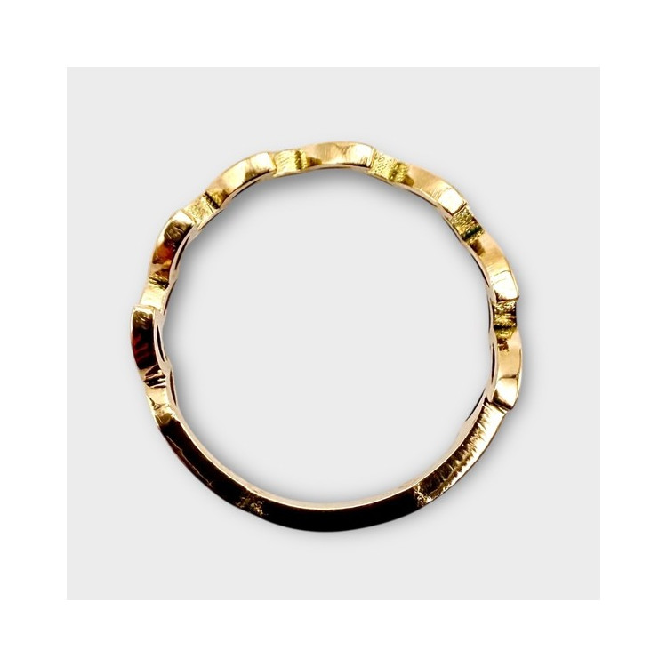 Alliance "Romance Champêtre" Or Jaune 750 - 18 carats
