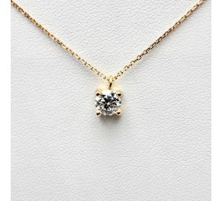 Collier "Liberté Sauvage" Diamant de Synthèse 0.50 ct Or Jaune 750 - 18 carats