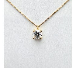 Collier "Liberté Sauvage" Diamant de Synthèse 0.83 ct Or Jaune 750 - 18 carats