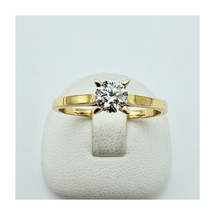 Bague "Liberté Sauvage" Diamant de Synthèse 0.25 ct Or Jaune 750 - 18 carats