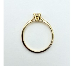 Bague "Liberté Sauvage" Diamant de Synthèse 0.25 ct Or Jaune 750 - 18 carats