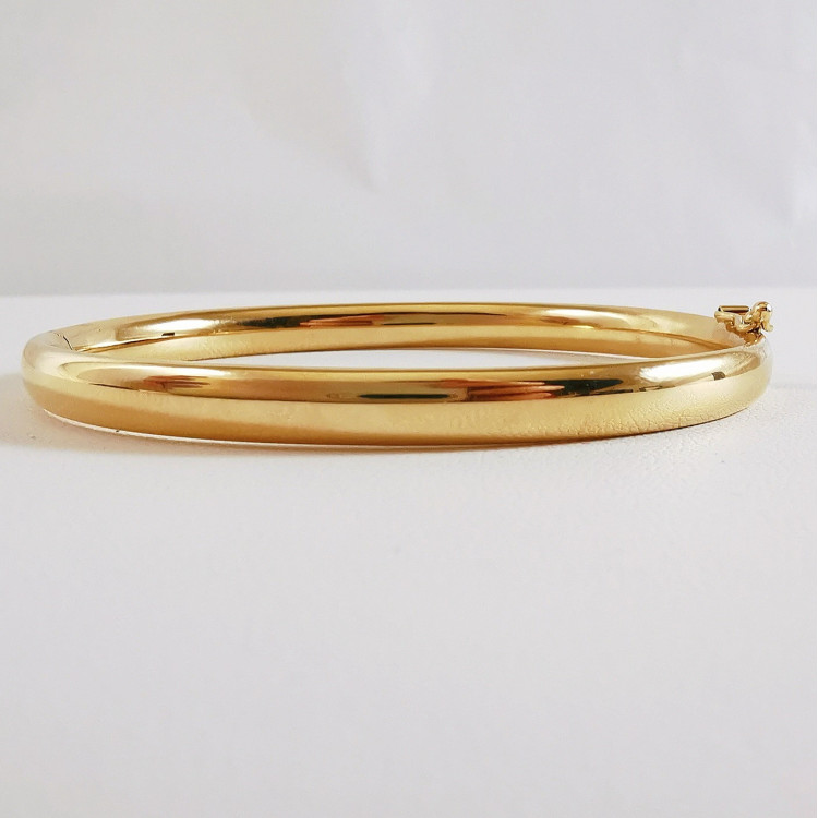 Bracelet Jonc Ouvrant Or Jaune 750 - 18 carats