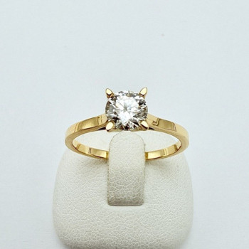 Bague "Liberté Sauvage" Diamant de Synthèse 0.50 ct Or Jaune 750 - 18 carats