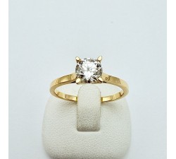 Bague "Liberté Sauvage" Diamant de Synthèse 0.50 ct Or Blanc 750 - 18 carats