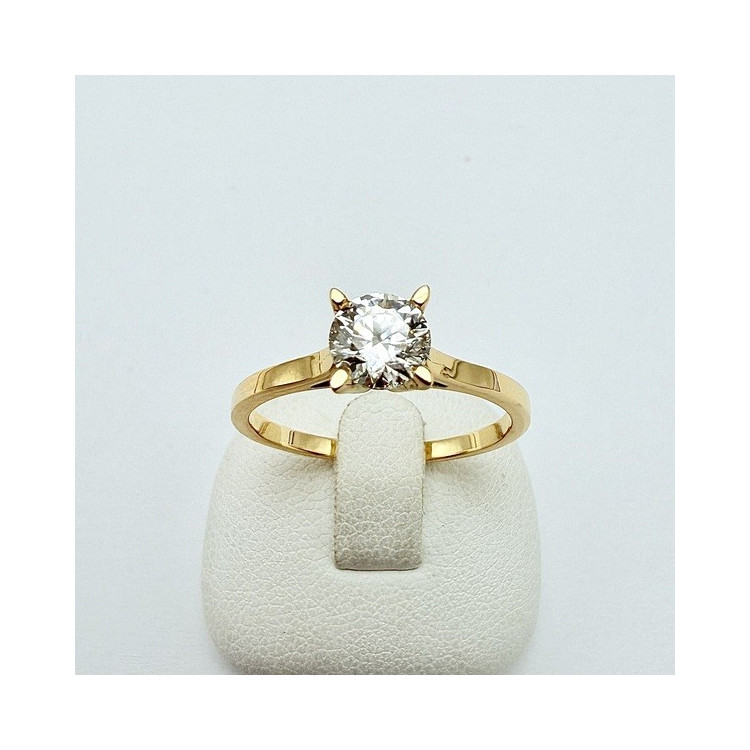 Bague "Liberté Sauvage" Diamant de Synthèse 0.50 ct Or Jaune 750 - 18 carats