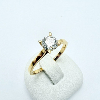 Bague "Liberté Sauvage" Diamant de Synthèse 0.50 ct Or Jaune 750 - 18 carats