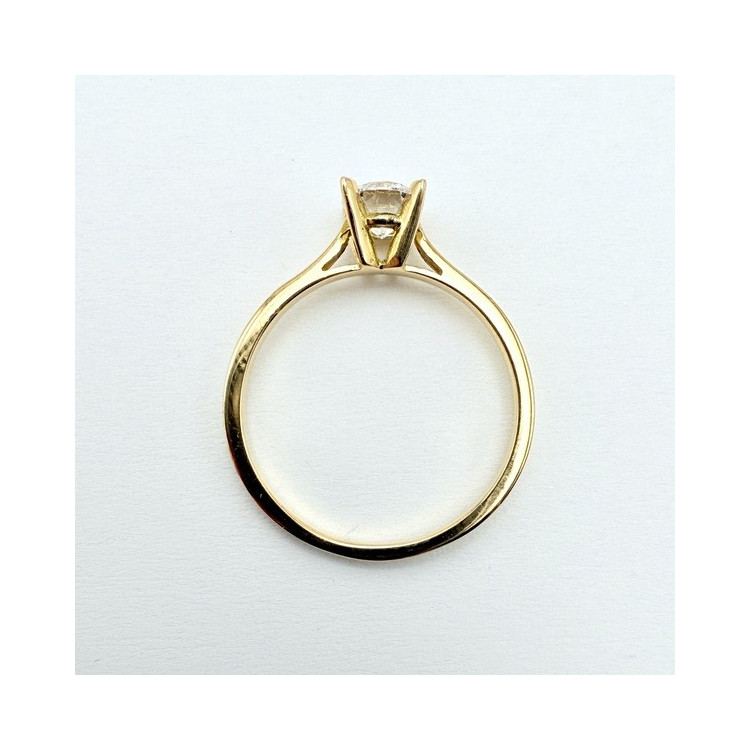 Bague "Liberté Sauvage" Diamant de Synthèse 0.50 ct Or Jaune 750 - 18 carats