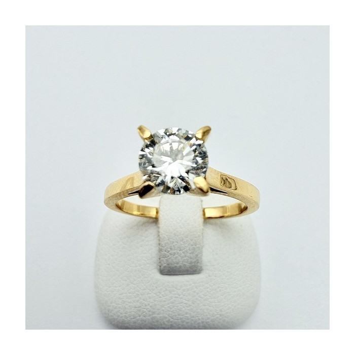 Bague "Liberté Sauvage" Diamant de Synthèse 0.83 ct Or Jaune 750 - 18 carats