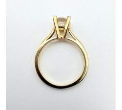 Bague "Liberté Sauvage" Diamant de Synthèse 0.83 ct Or Jaune 750 - 18 carats