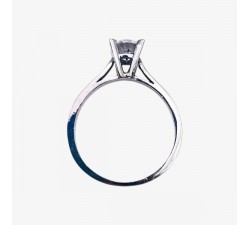 Bague "Liberté Sauvage" Diamant de Synthèse 0.83 ct Or Blanc 750 - 18 carats