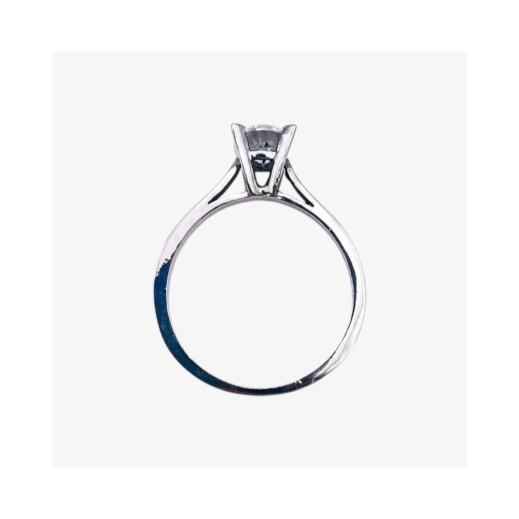 Bague "Liberté Sauvage" Diamant de Synthèse 0.83 ct Or Blanc 750 - 18 carats