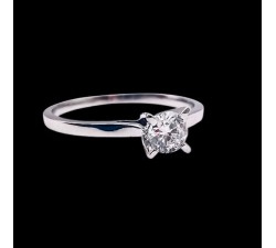 Bague "Liberté Sauvage" Diamant de Synthèse 0.24 ct Or Blanc 750 - 18 carats