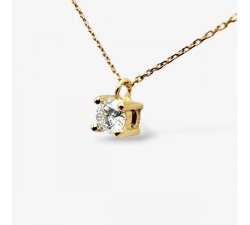 Collier "Liberté Sauvage" Diamant de Synthèse 0.50 ct Or Jaune 750 - 18 carats