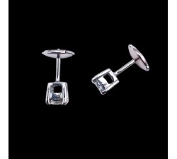 Boucles d'Oreilles "Liberté Sauvage" Diamant de Synthèse 2 x 0.25 ct Or Blanc 750 - 18 carats