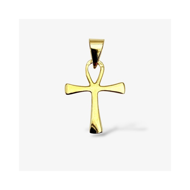 Croix Ankh égyptienne En Or 18 Carats - Bijou Artisanal Neuf Avec étiquettes