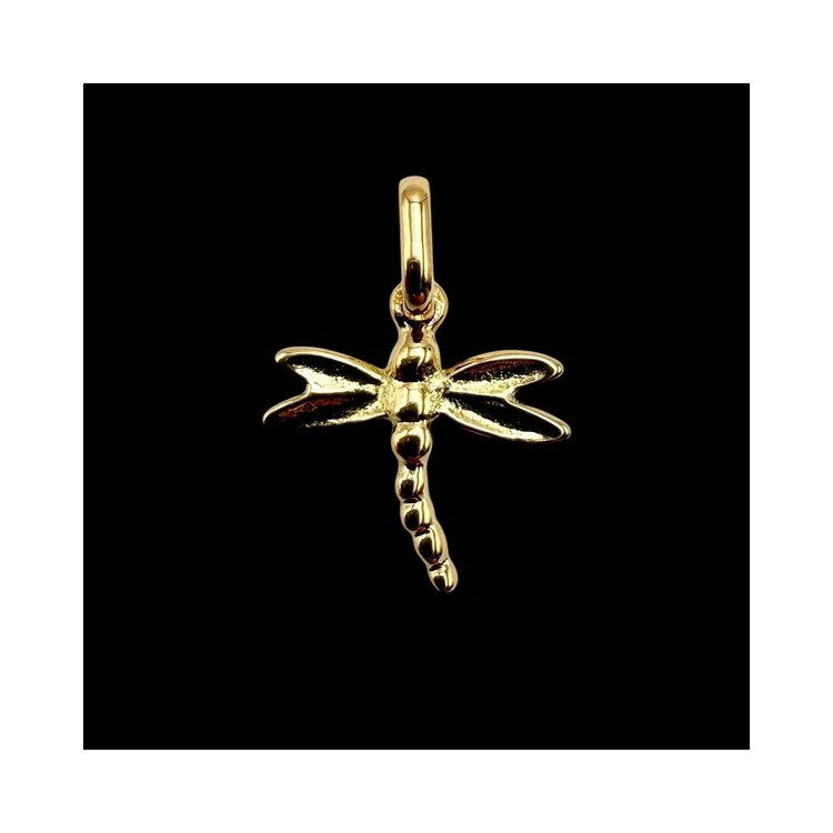 Pendentif libellule Or Jaune 750 - 18 carats