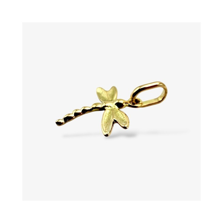Pendentif libellule Or Jaune 750 - 18 carats