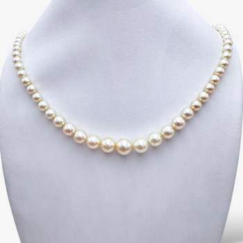 Collier de Perles de Culture en chute (Bijou Occasion)