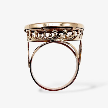 Bague Pièce 20F Napoléon Or Jaune 750 - 18 carats (Bijou Occasion)