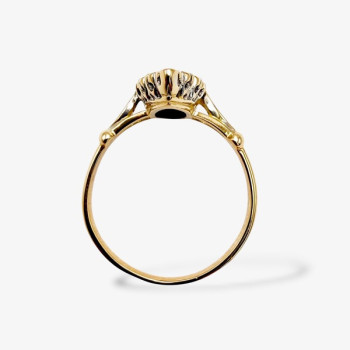 Bague Marquise Diamants Or Jaune - 18 carats (Bijou d'occasion)