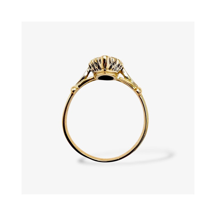 Bague Marquise Diamants Or Jaune - 18 carats (Bijou d'occasion)