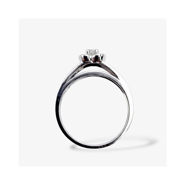 Bague Mauboussin Chance Of Love n°2 Diamants Or Blanc 750 - 18 carats (Bijou Occasion)