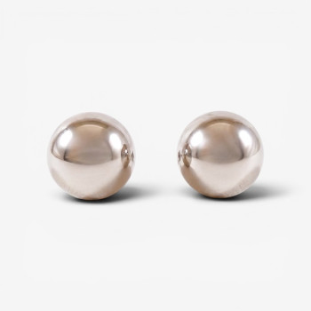 Boucles d'Oreilles Puces Or Blanc 750 - 18 carats