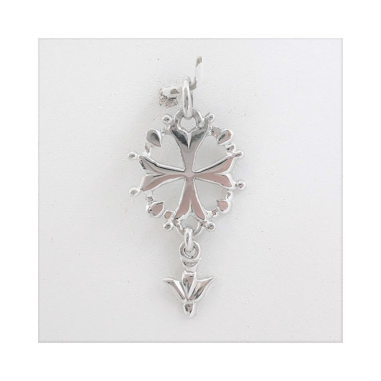 Croix Huguenote Or Blanc 750 - 18 carats
