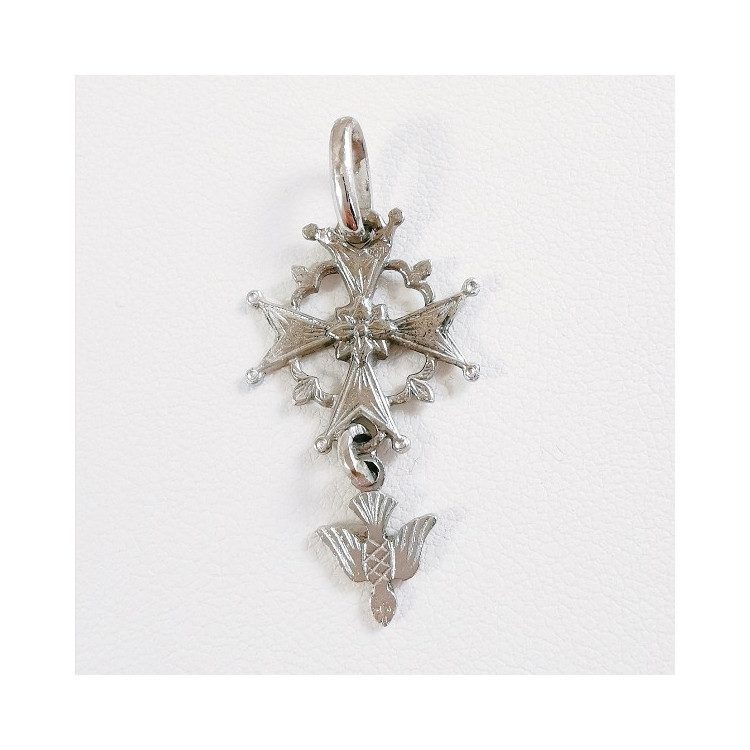 Croix Huguenote Or Blanc 750 - 18 carats