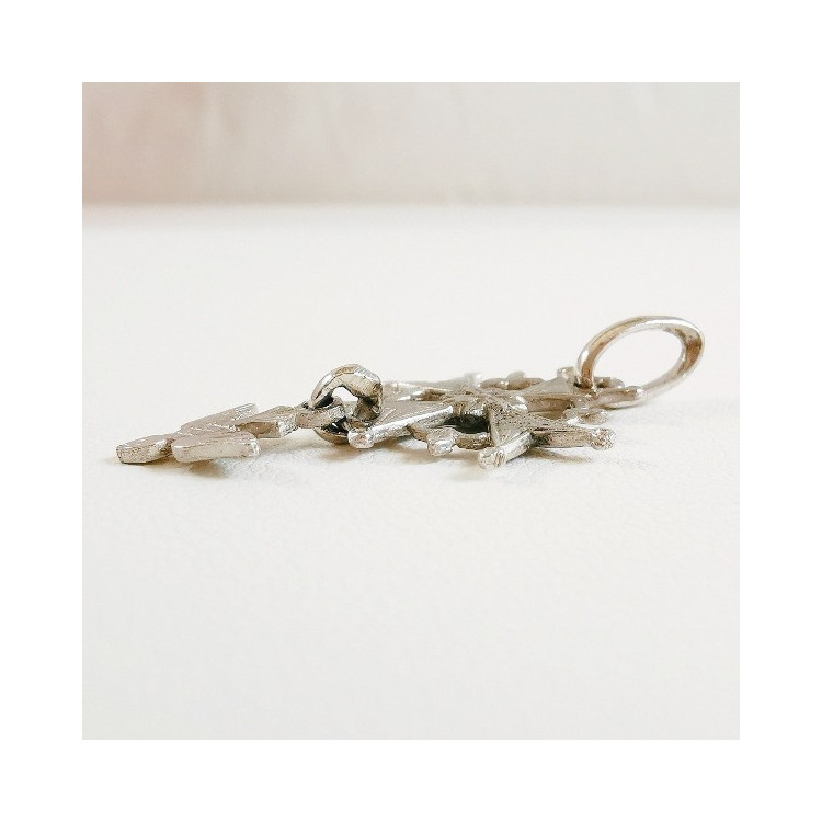Croix Huguenote Or Blanc 750 - 18 carats