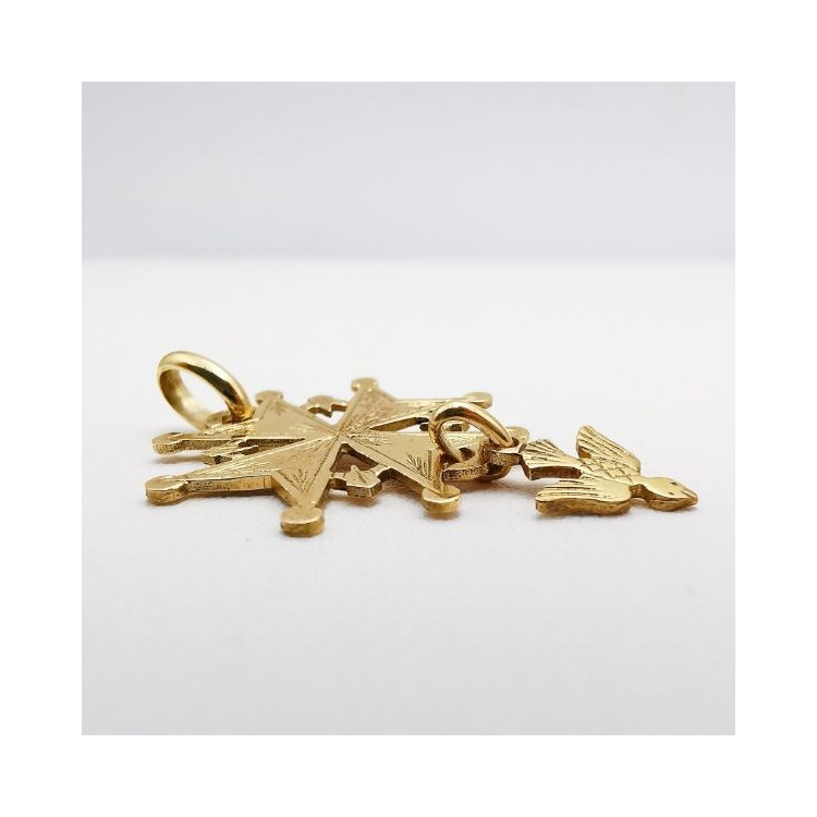 Croix huguenote Or Jaune 750 - 18 carats